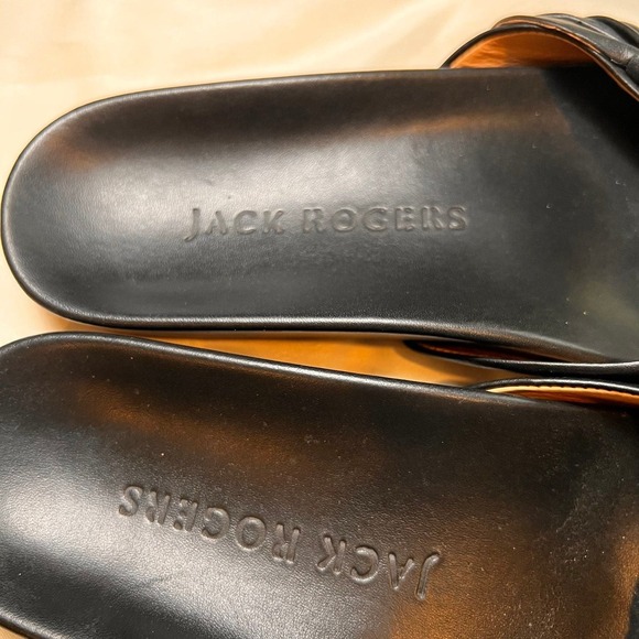 6M Jack Rogers black slides - Picture 4 of 8
